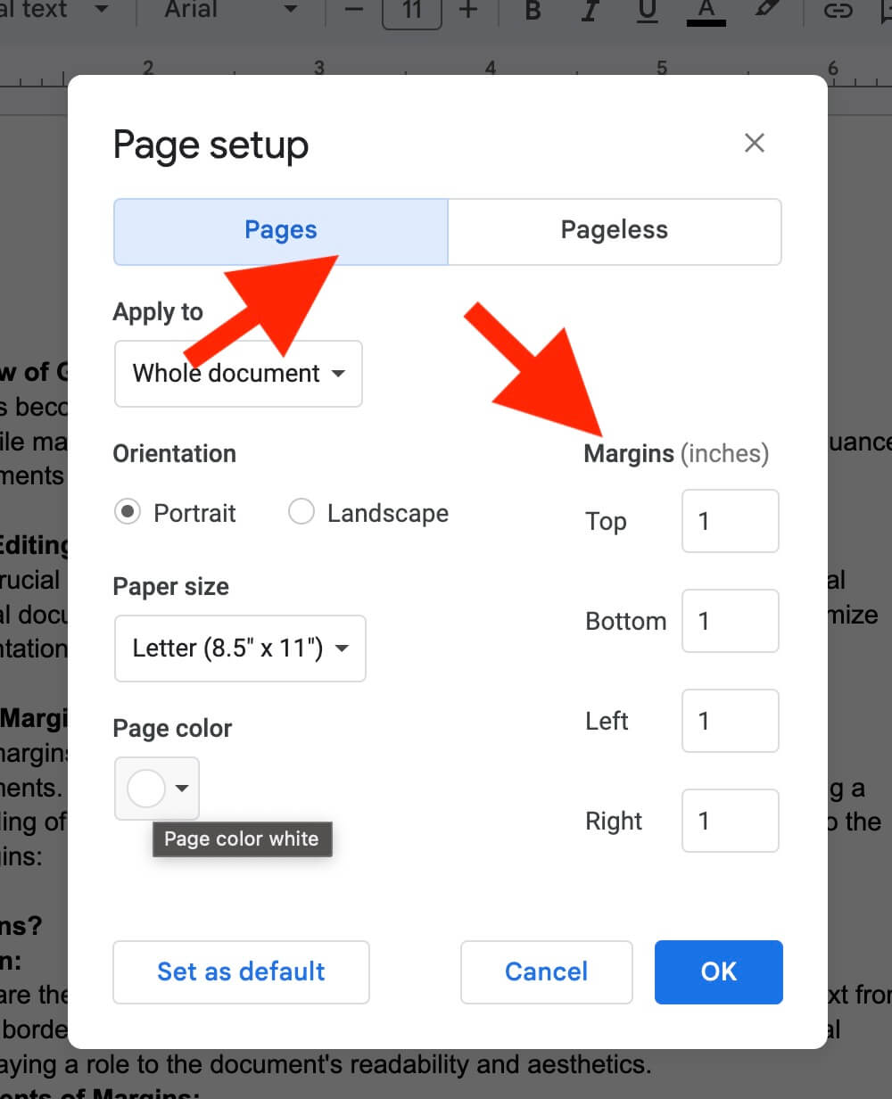 How to Edit Margins in Google Docs