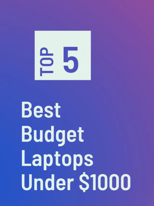 Best Budget Gaming Laptops