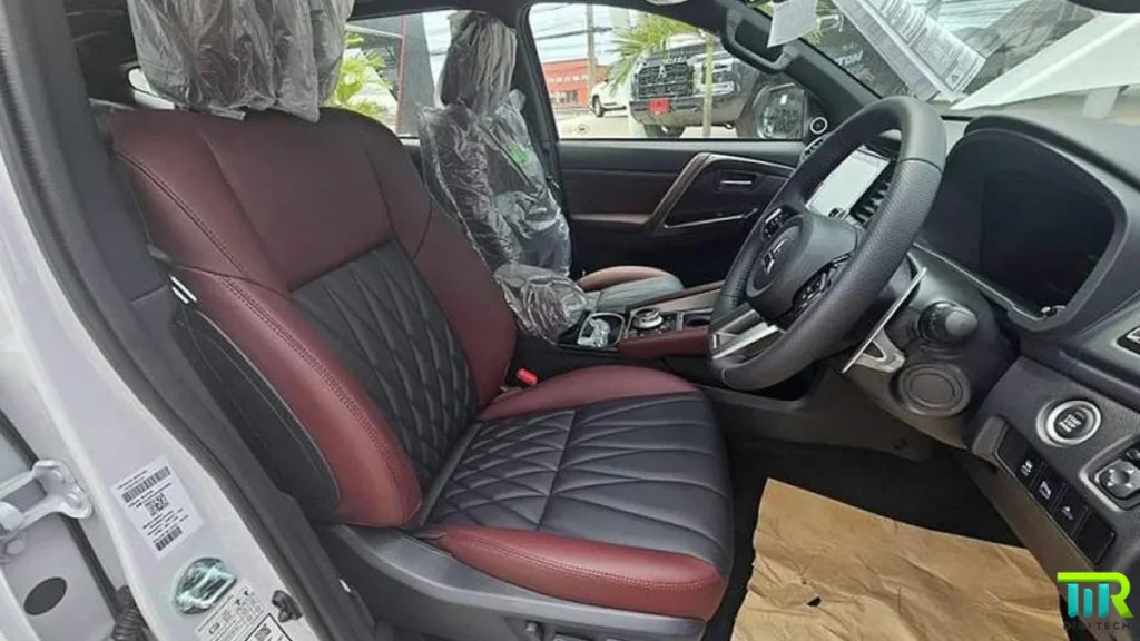 2024 Mitsubishi Pajero Sport facelift leaked; Interior View and Seating; image source: carsales.com.au