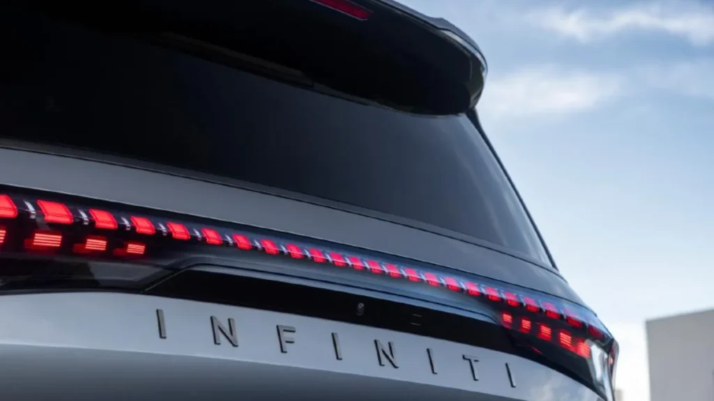 Infiniti's-2025 QX80; Rear Headlight look; Image Source: usa.infinitinews.com