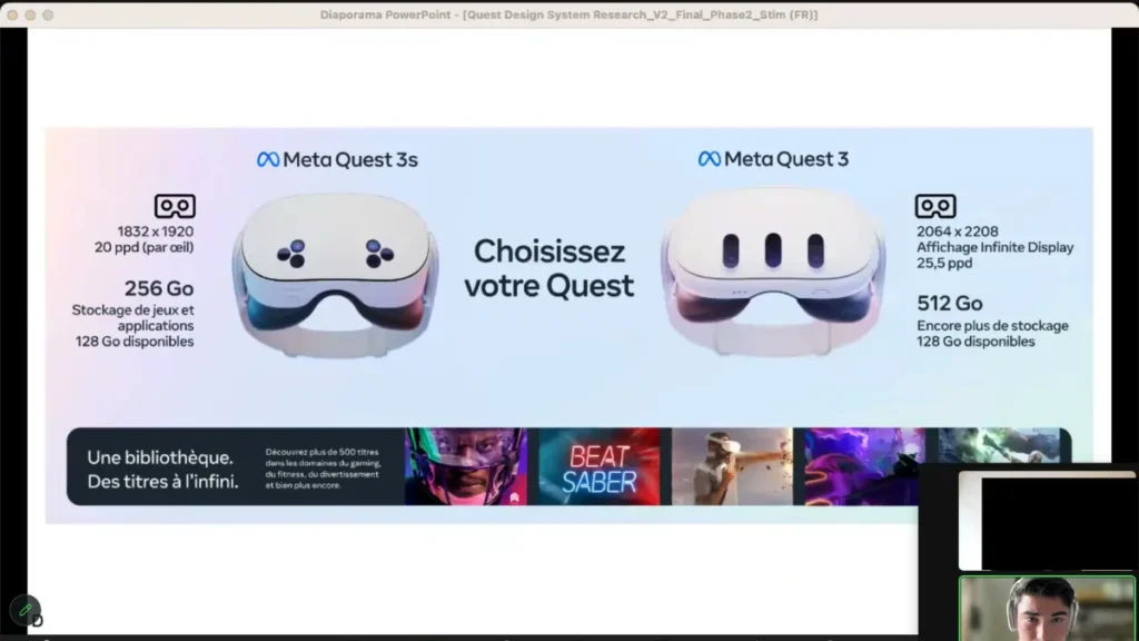 Meta Quest 3s some of the leaked Design comparing with the Meta Quest 3 side by side; Image Source: @Lunayian