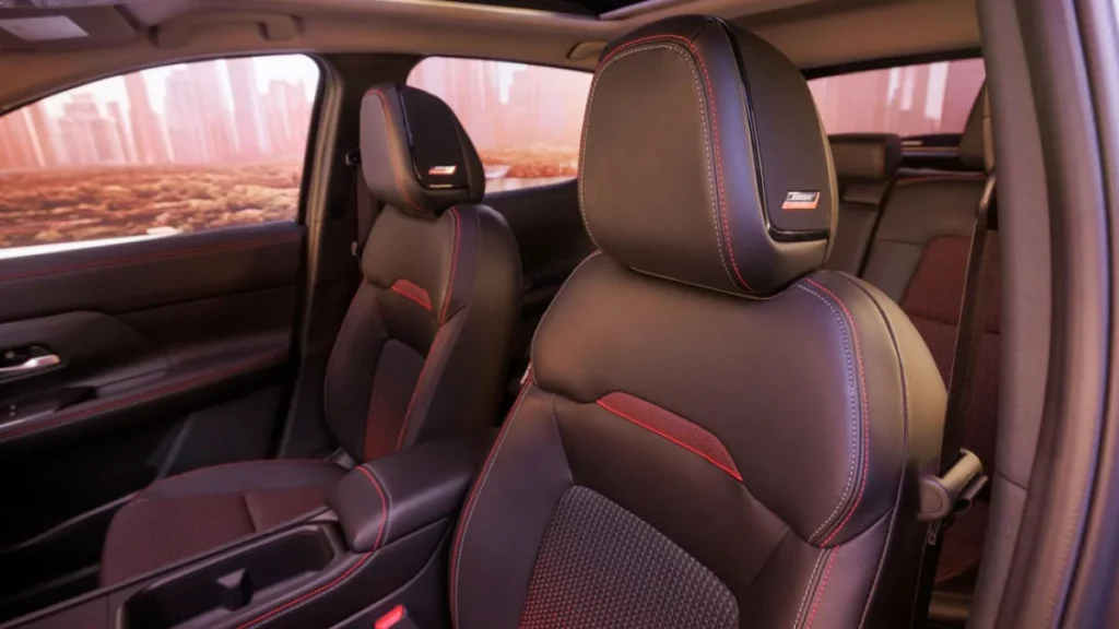 Nissan 2025 Kicks Zero gravity seating; Image Source: topgearmag.in