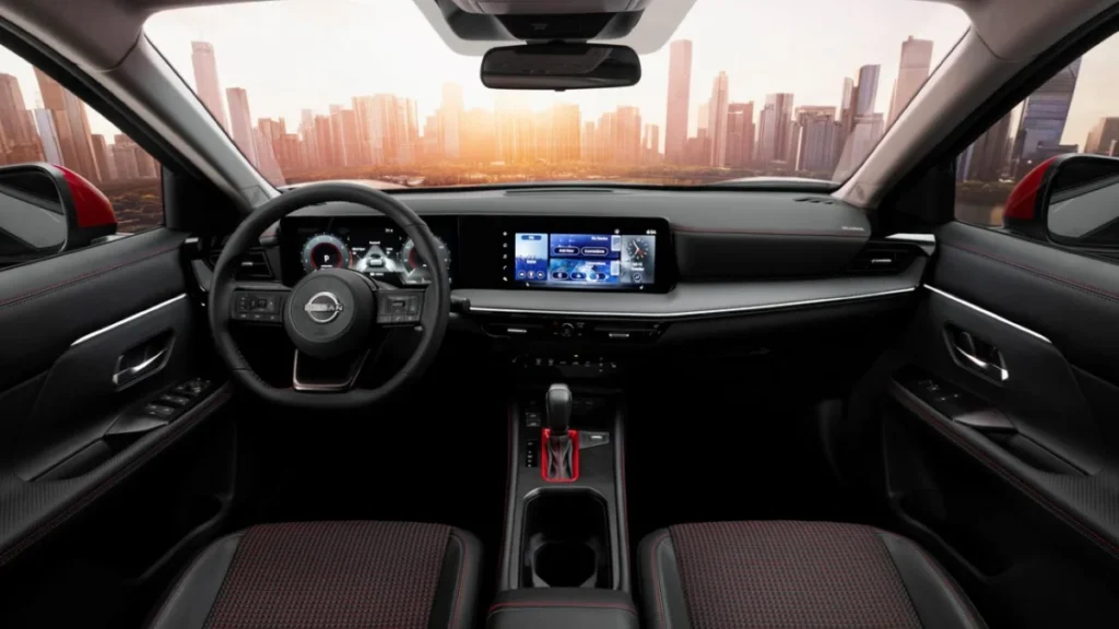 Nissan 2025 Kicks main screen and dashboard look; Image Source: topgearmag.in