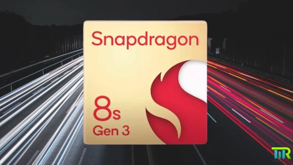 POCO F6: SnapDragon 8s Gen 3 Processor with a speed image in the background.