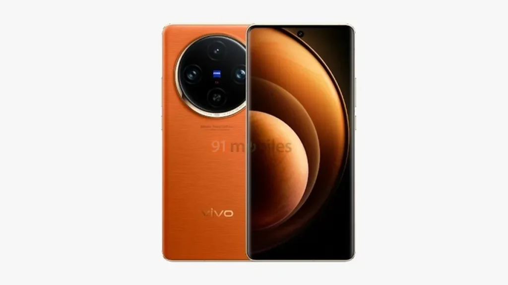 Vivo X100s, new orange color