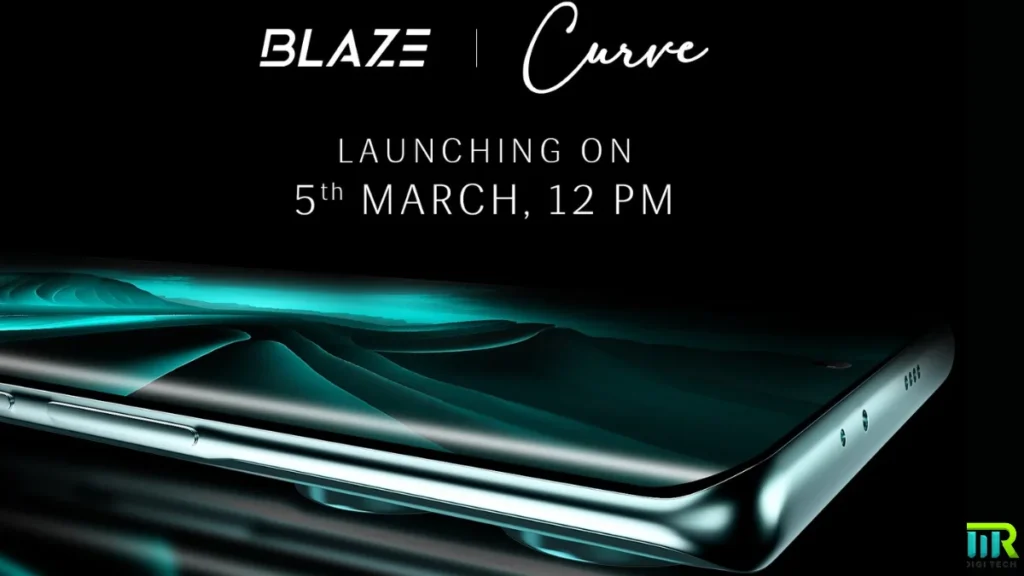 Lava Blaze Curve 5G smartphone showcasing its curved AMOLED display