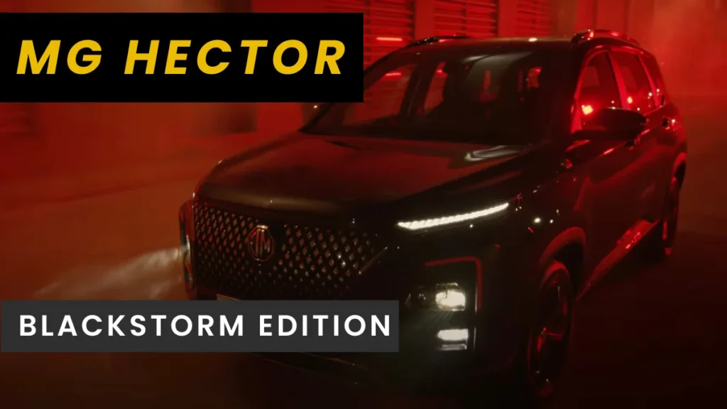 MG Hector Blackstorm Edition