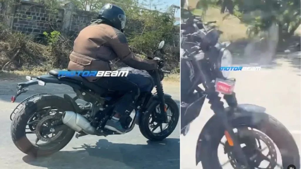 Royal Enfield Hunter 450 Spotted