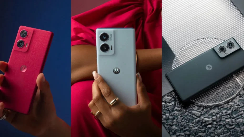 Motorola Edge 50 Fusion all Three Color Options