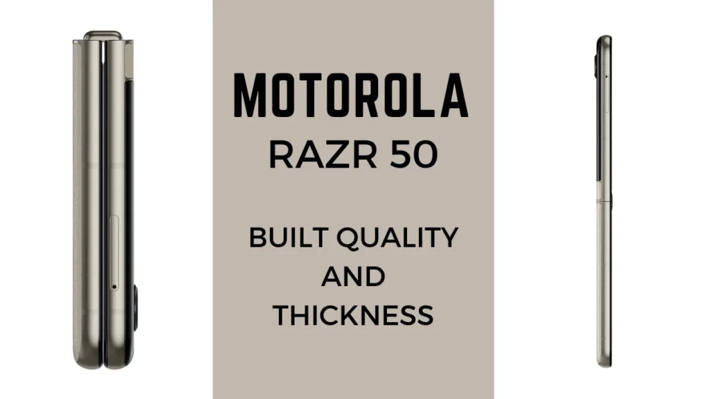 Motorola Razr 50 Design and Built Quality