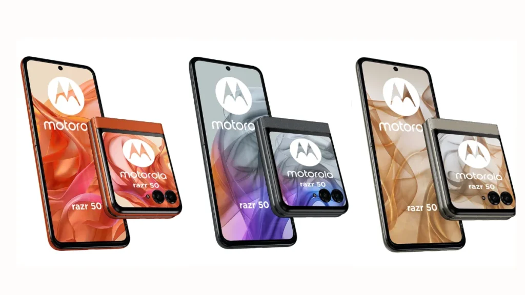 Motorola Razr 50 all Rumored Color Options