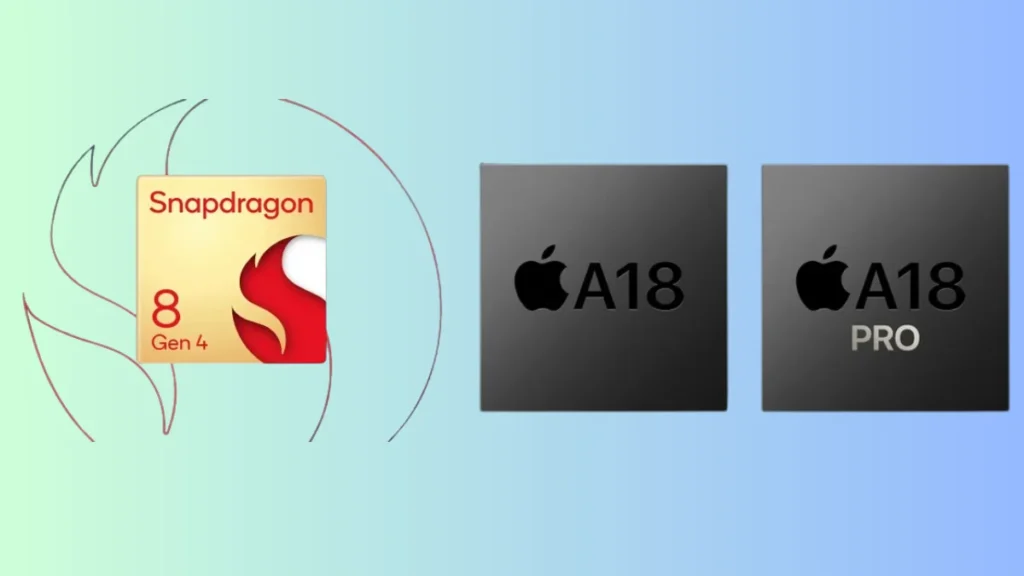 Qualcomm Snapdragon 8 Gen 4 Vs. Apple A18 and A18 Pro