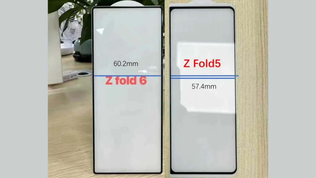 Samsung Galaxy Z Fold 6 leaked Screen Protector