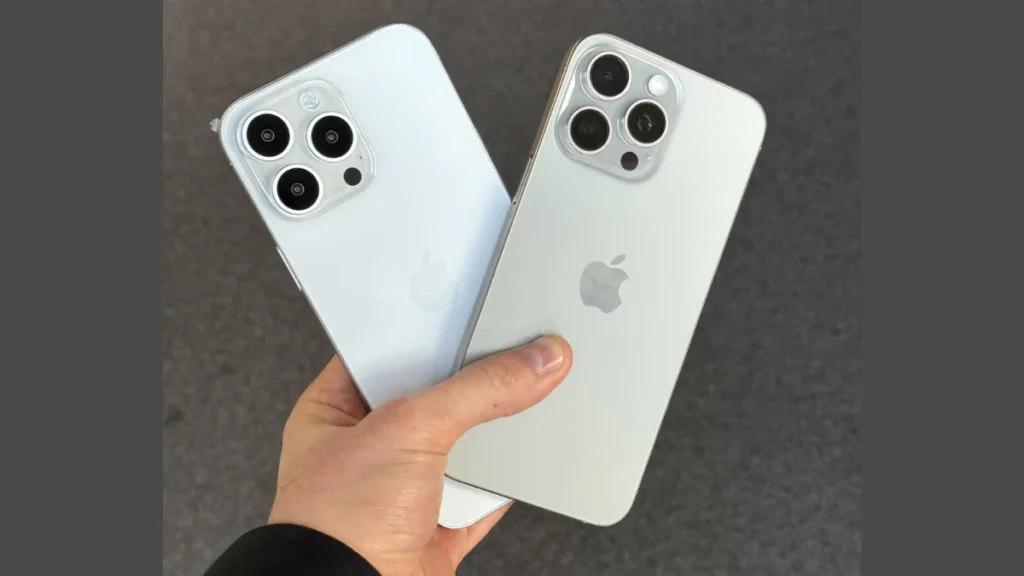 iPhone 16 Pro Max and iPhone 15 Pro Max